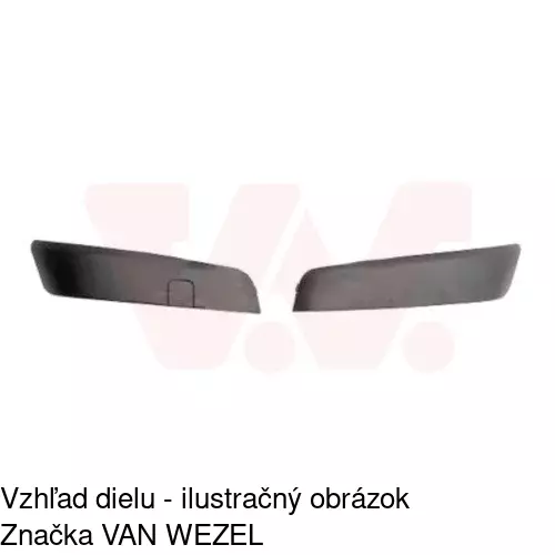 Lišta nárazníka POLCAR 607207-5 - obr. 1