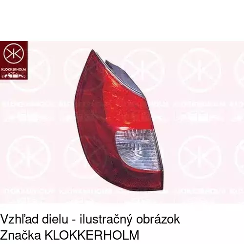 Zadné svetlo POLCAR 607287-H