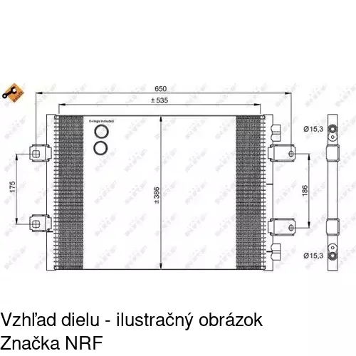 Chladiče klimatizácie POLCAR 6096K8C1