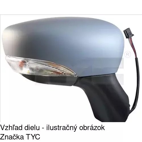 Vonkajšie zrkadlo POLCAR 60L1524M - obr. 1