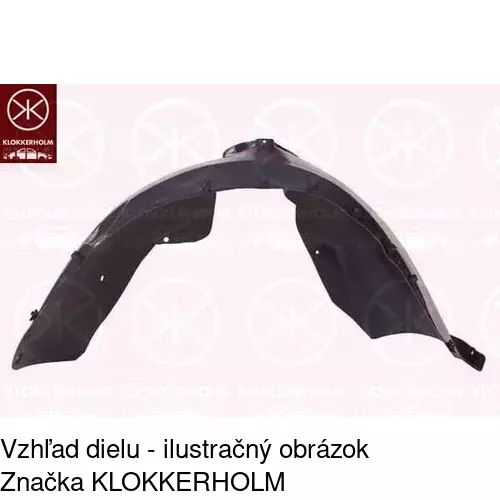 Podblatník (plast) POLCAR 6524FP2T