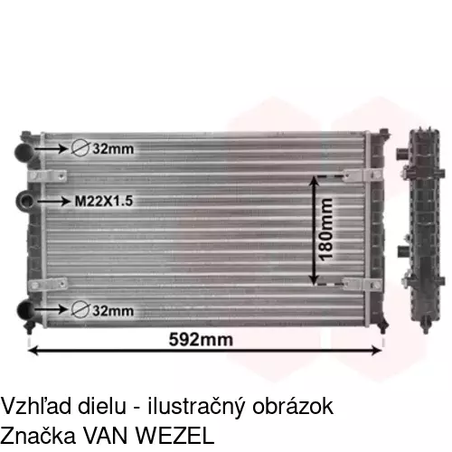 Chladiče vody POLCAR 671308A2 - obr. 3