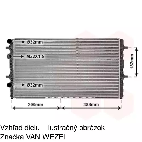 Chladiče vody 671608-2 /POLCAR/ - obr. 5