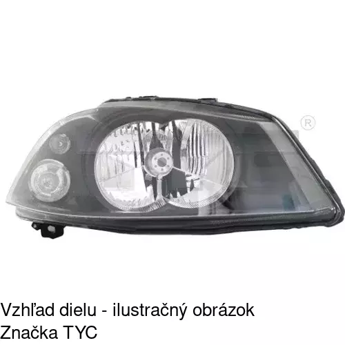 Hlavný reflektor POLCAR 6730090E