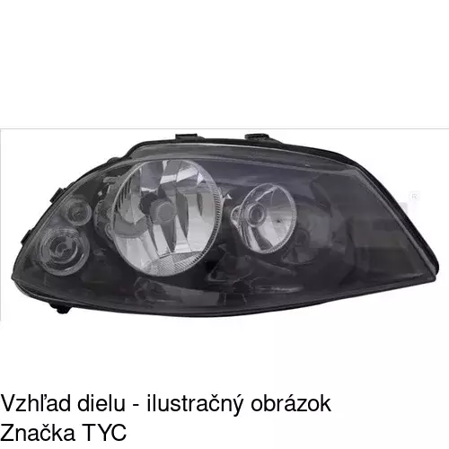 Hlavný reflektor POLCAR 6730095E - obr. 5