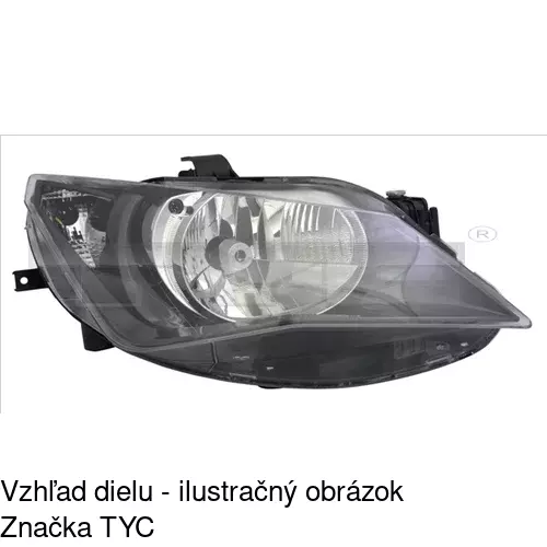 Hlavný reflektor POLCAR 67B109-V