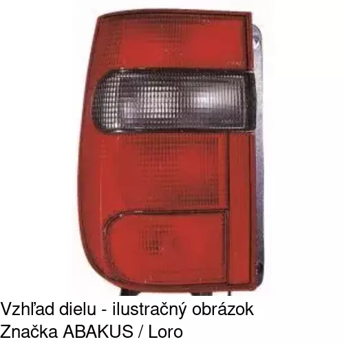 Zadné svetlo 6910872E /POLCAR/ - obr. 2