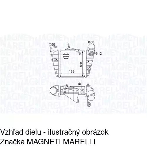 Chladiče vzduchu (Intercoolery) POLCAR 6913J8-2 - obr. 1