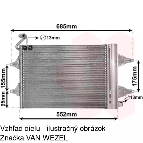 Chladiče klimatizácie POLCAR 6913K81X - obr. 5