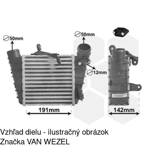 Chladiče vzduchu (Intercoolery) POLCAR 6915J81X - obr. 2