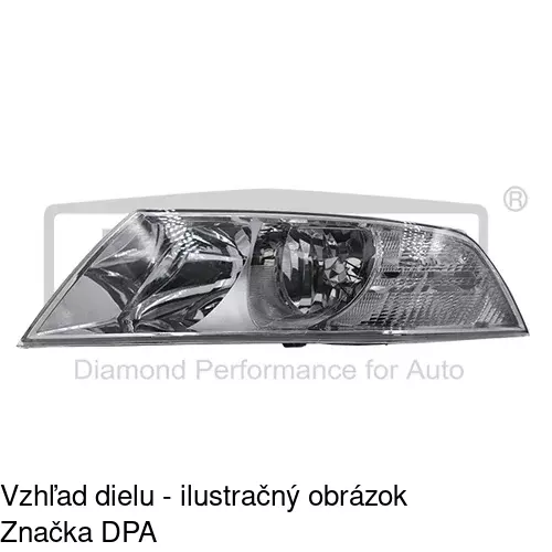 Hlavný reflektor POLCAR 692209-T - obr. 3