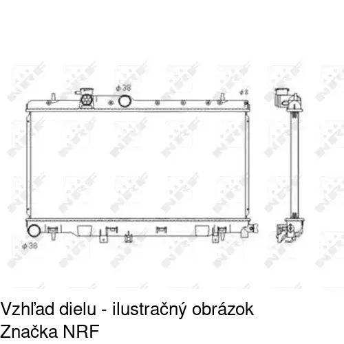 Chladiče vody POLCAR 721208-2 - obr. 1