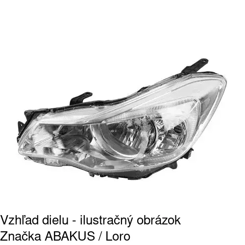 Hlavný reflektor POLCAR 72C109-E - obr. 1