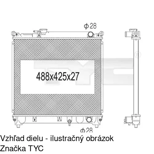 Chladiče vody POLCAR 740308-2