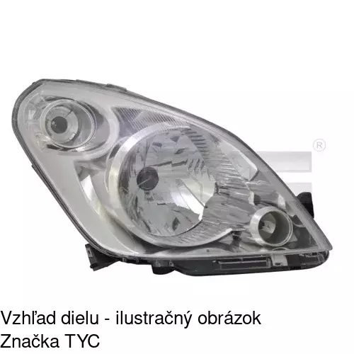 Hlavný reflektor POLCAR 740609-E