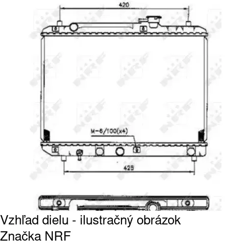 Chladiče vody POLCAR 741208-1