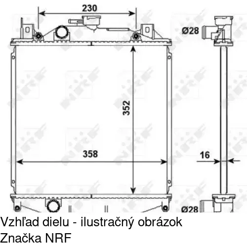 Chladiče vody POLCAR 742208-1 - obr. 1