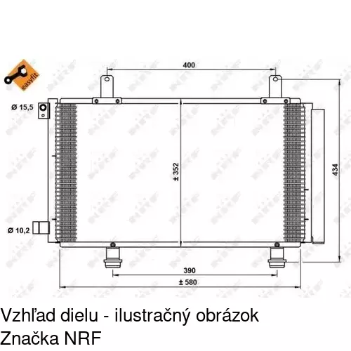 Chladiče klimatizácie POLCAR 7435K8C1S