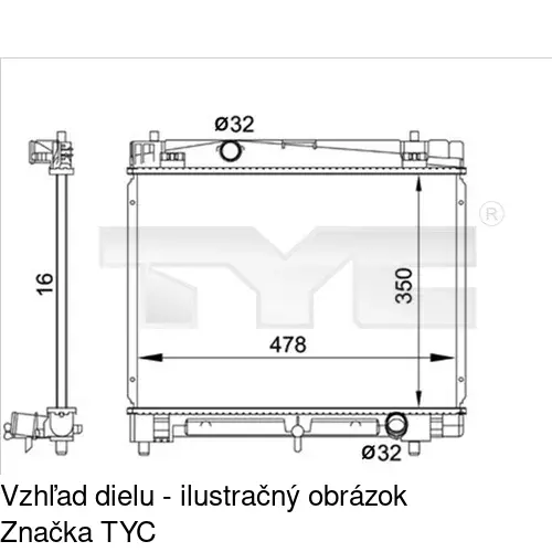 Chladiče vody POLCAR 810508-3