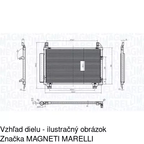 Chladiče klimatizácie POLCAR 8105K8C2S