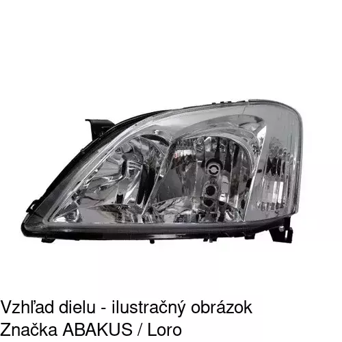 Hlavný reflektor POLCAR 811409-E - obr. 3