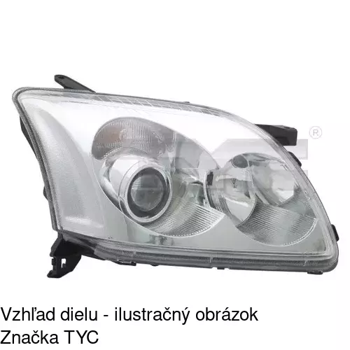 Hlavný reflektor POLCAR 8125092E