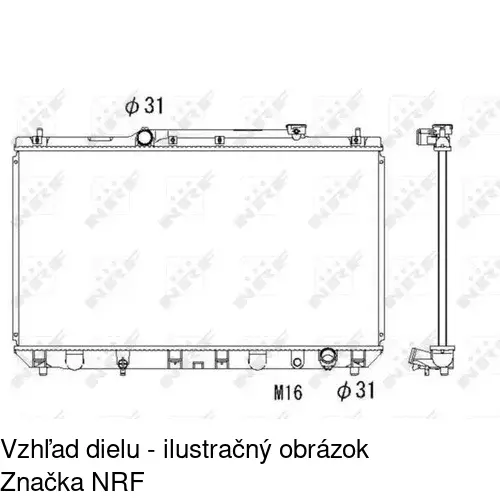 Chladiče vody POLCAR 813508-1