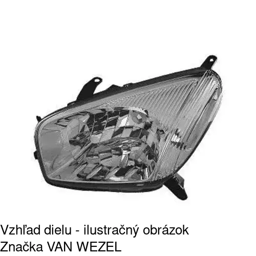 Hlavný reflektor POLCAR 814609-E - obr. 3