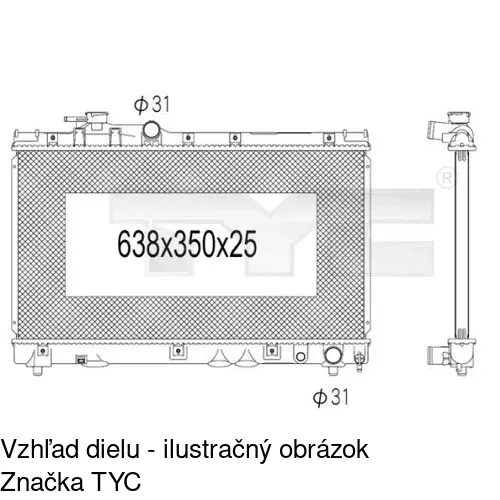 Chladiče vody POLCAR 8156081K