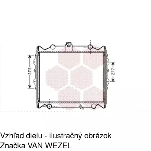 Chladiče vody POLCAR 817708-2 - obr. 1