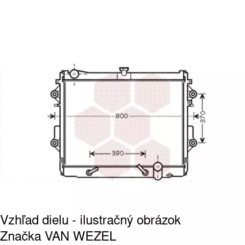 Chladiče vody POLCAR 818408-1 - obr. 1