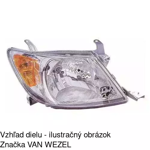 Hlavný reflektor POLCAR 819210-E - obr. 2