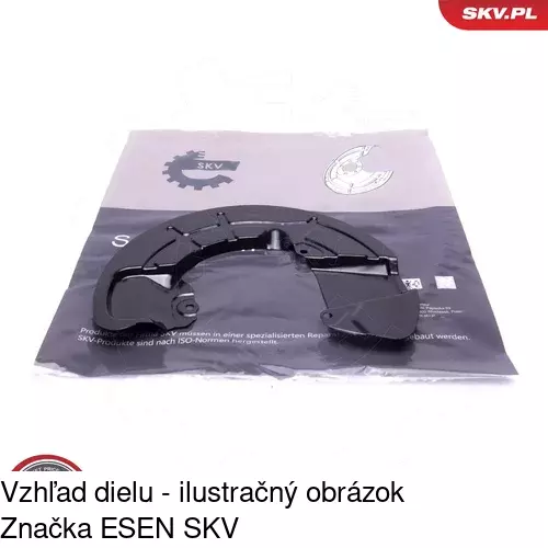 Brzdovy štít POLCAR 9085OT-2 - obr. 2