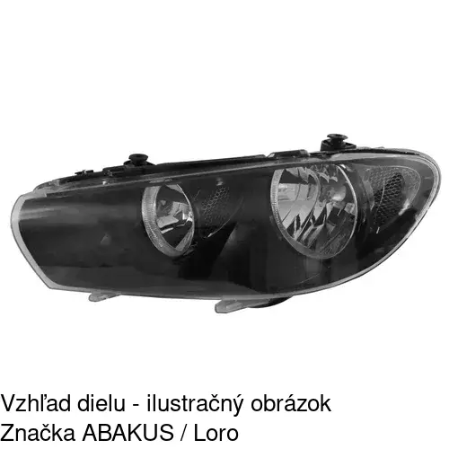 Hlavný reflektor POLCAR 951109-E - obr. 1