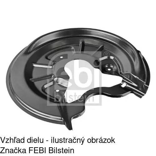 Brzdovy štít POLCAR 9513OT-6 - obr. 1