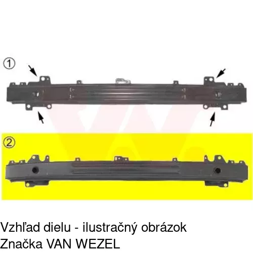 Výstuha nárazníka 952507-3 /POLCAR/