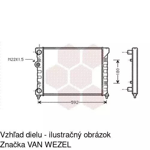 Chladiče vody POLCAR 953808A7 - obr. 4