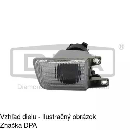 Hmlové svetlo - predné 9538290E /POLCAR/ - obr. 2