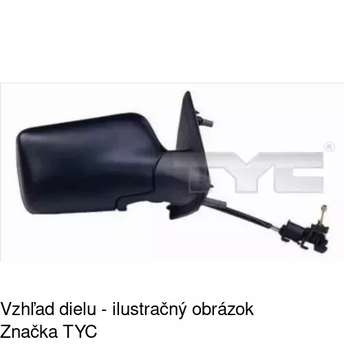 Vonkajšie zrkadlo POLCAR 9538524E - obr. 5