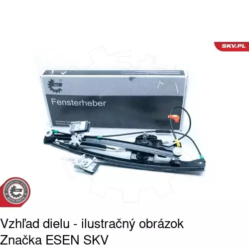 Manuálny mechanizmus okna dverí POLCAR 9538PSM1 - obr. 5