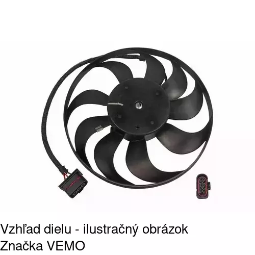 Ventilátor bez krytu / podpery POLCAR 954123U7 - obr. 3