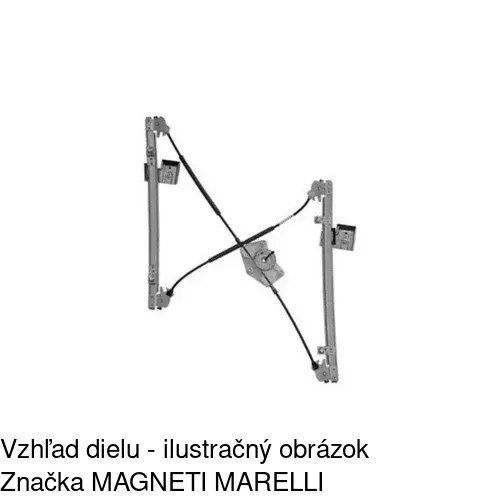 Mechanizmus sťahovania okna elektrický bez motora POLCAR 9541PSG4 - obr. 3