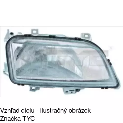 Hlavný reflektor POLCAR 955010-E