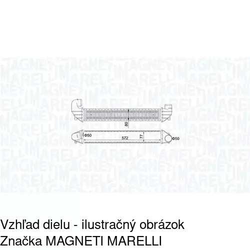 Chladiče vzduchu (Intercoolery) POLCAR 9550J8-1 - obr. 1