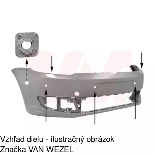 Predný nárazník POLCAR 956307-6 - obr. 1