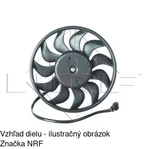 Ventilátor bez krytu / podpery POLCAR 956623U1 - obr. 4