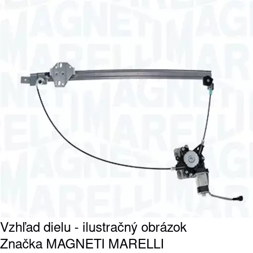 Manuálny mechanizmus okna dverí POLCAR 9566PSM2 - obr. 3