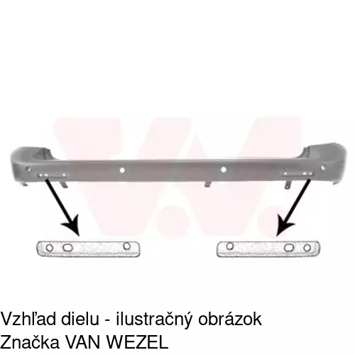 Zadný nárazník POLCAR 956896-2