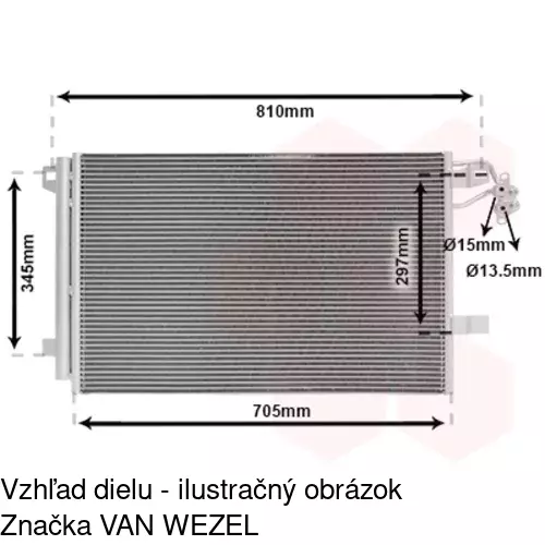 Chladiče klimatizácie POLCAR 9569K8C1 - obr. 2