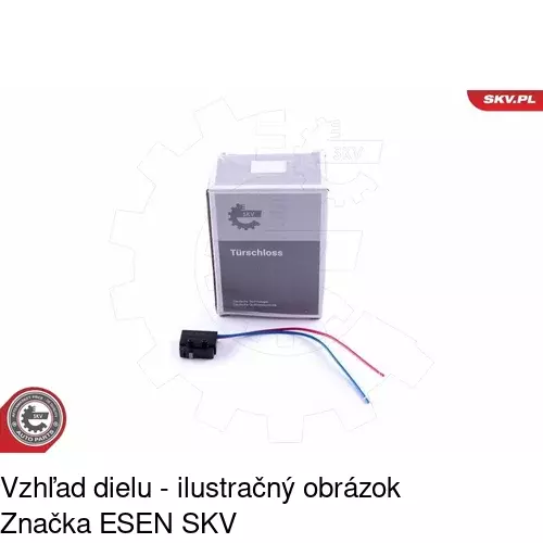 Vnútorná zámka dverí POLCAR 9580ZC-2 - obr. 3